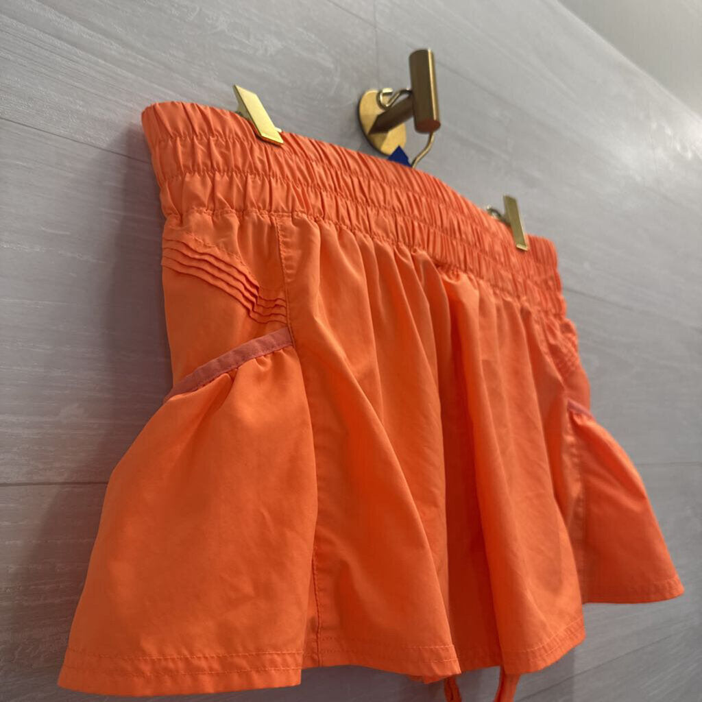 FP Movement Orange Athletic Shorts Medium