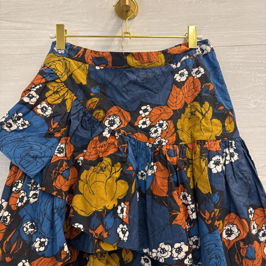 Cleobella Blue/ Multi Print Skirt Medium