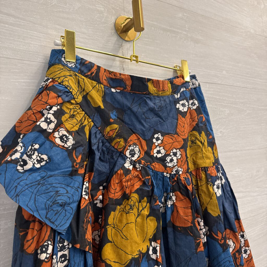 Cleobella Blue/ Multi Print Skirt Medium