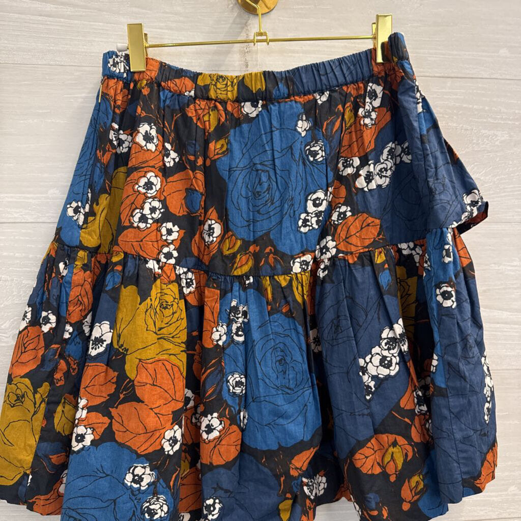 Cleobella Blue/ Multi Print Skirt Medium