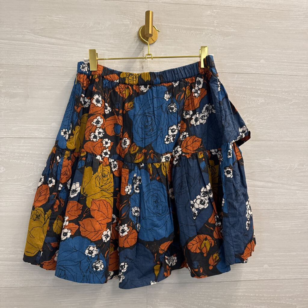 Cleobella Blue/ Multi Print Skirt Medium
