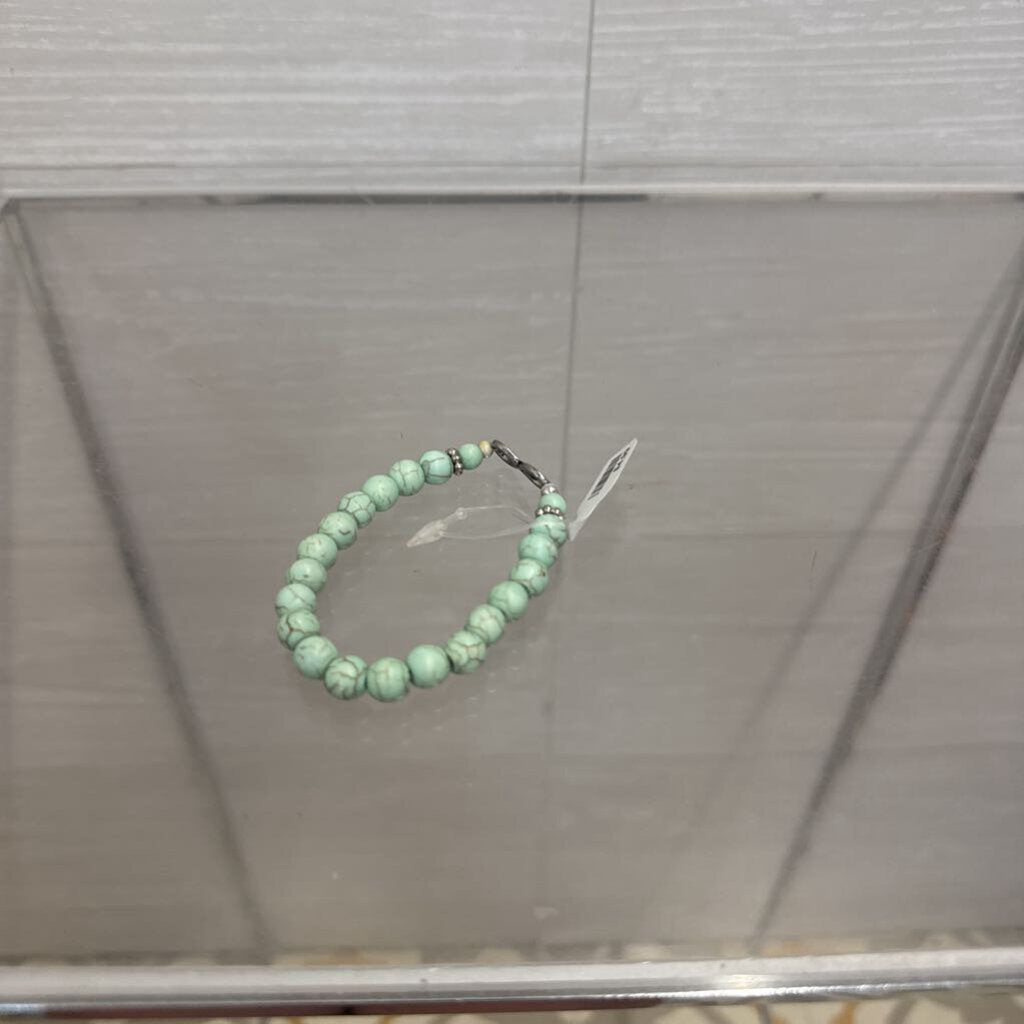 Blue Stone Stretchy Bracelet