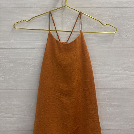 Milk and Honey Orange Tank Top Bodysuit Large