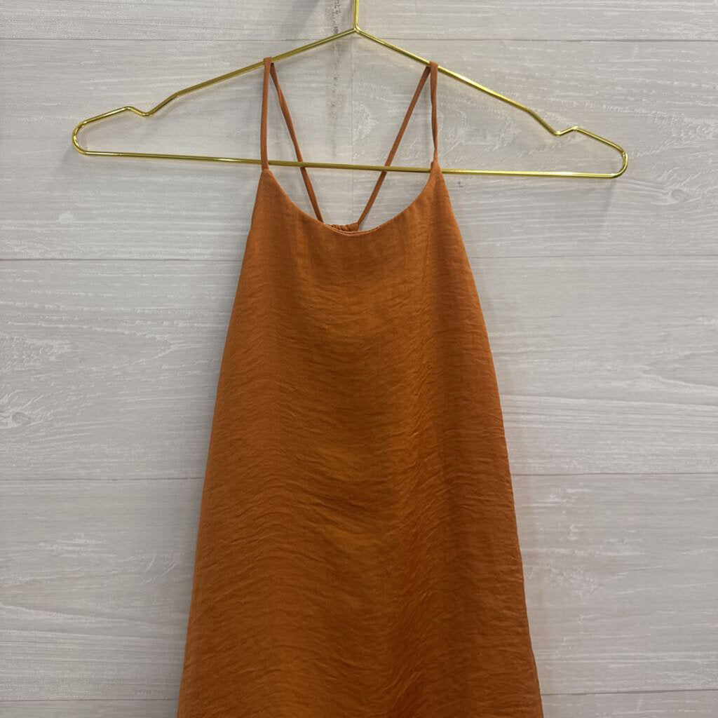 Milk and Honey Orange Tank Top Bodysuit Large