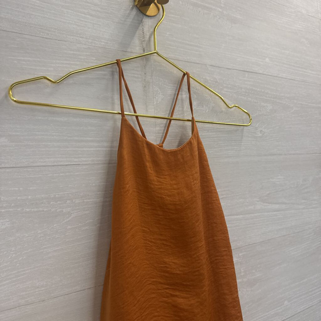 Milk and Honey Orange Tank Top Bodysuit Large