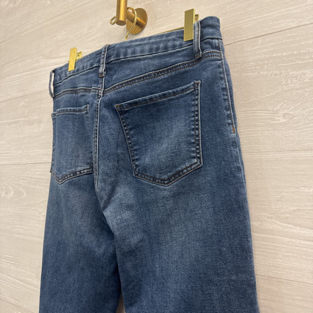 Kut Dark Wash High Waisted Wide Leg Jeans 4