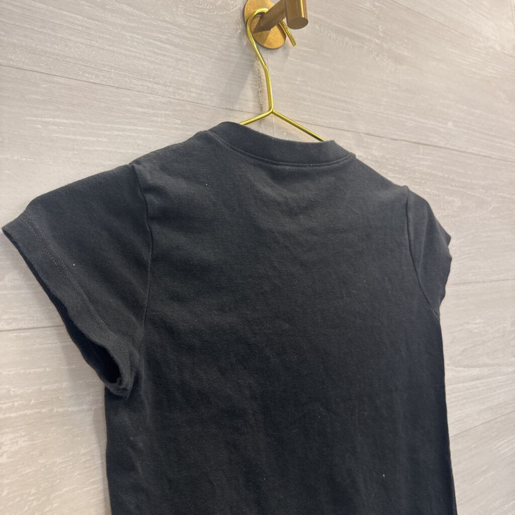 John Galt Grey Cropped Nashville Short Sleeve Top Small