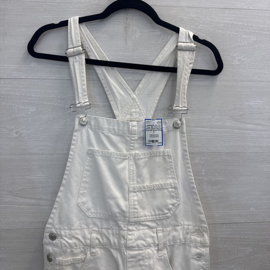 We The Free White Denim Shorts Overalls Small