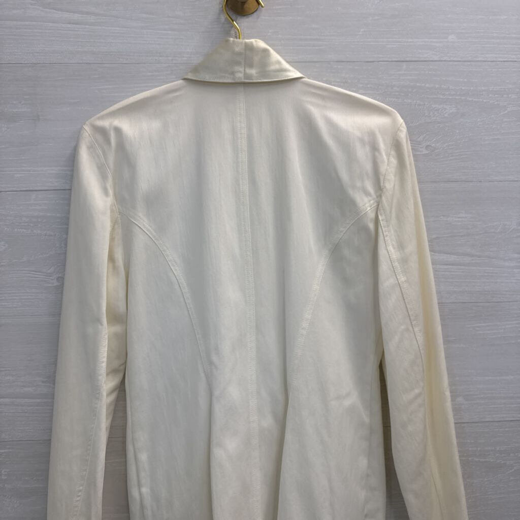 Vintage Rhonda Harness White Blazer Jacket 10