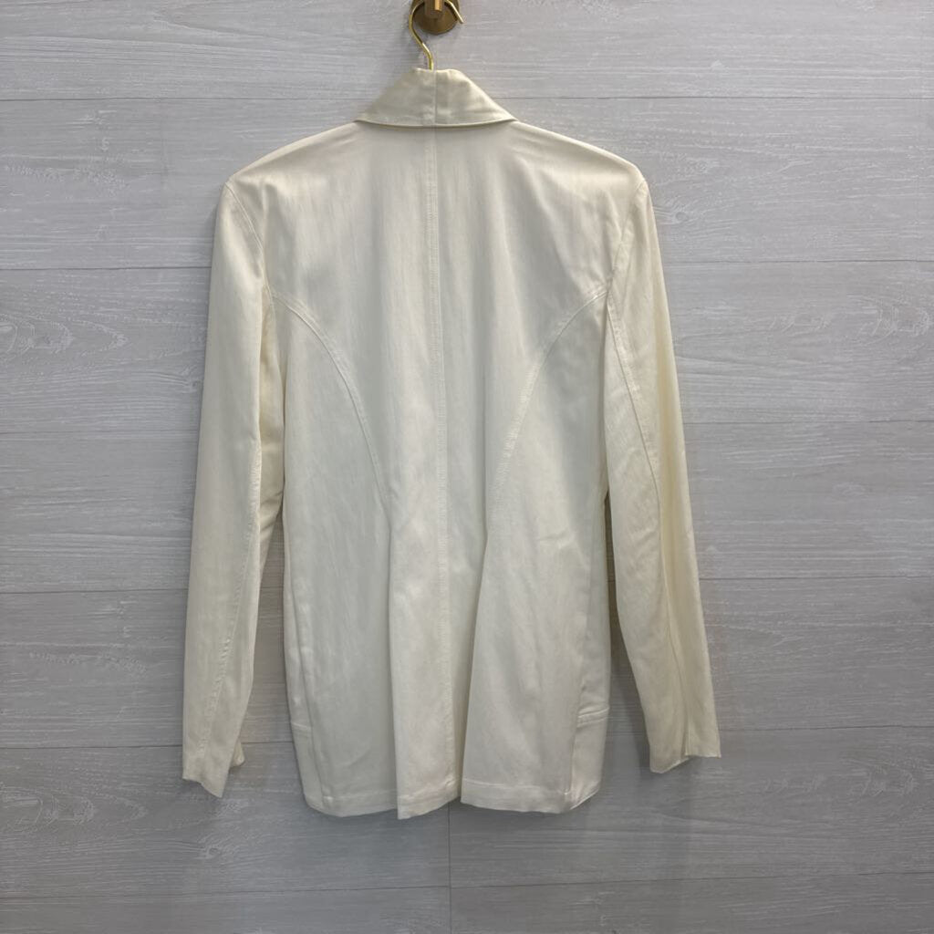 Vintage Rhonda Harness White Blazer Jacket 10