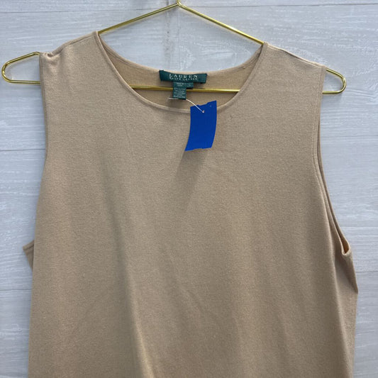 Ralph Lauren Brown Knit Tank Top Large