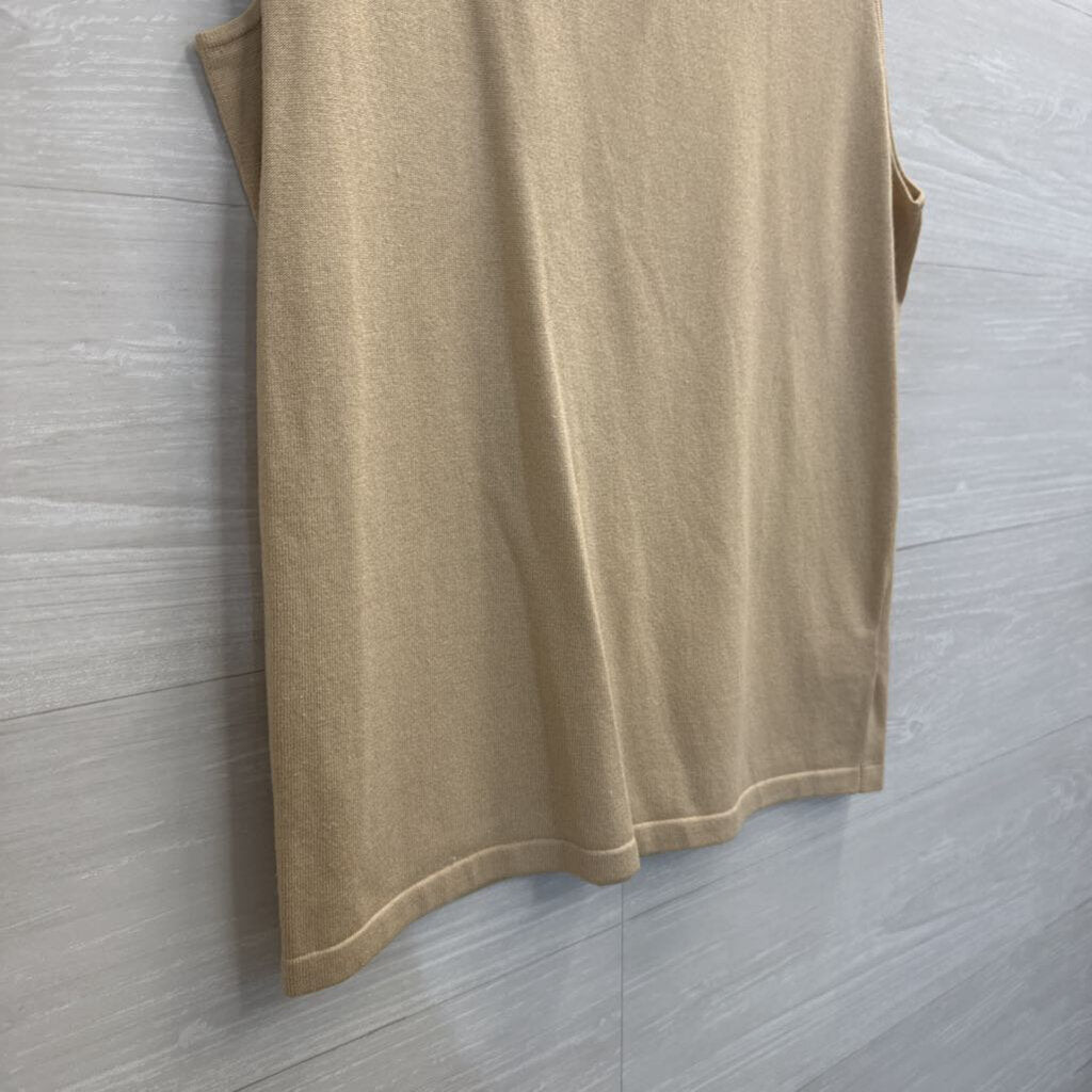 Ralph Lauren Brown Knit Tank Top Large
