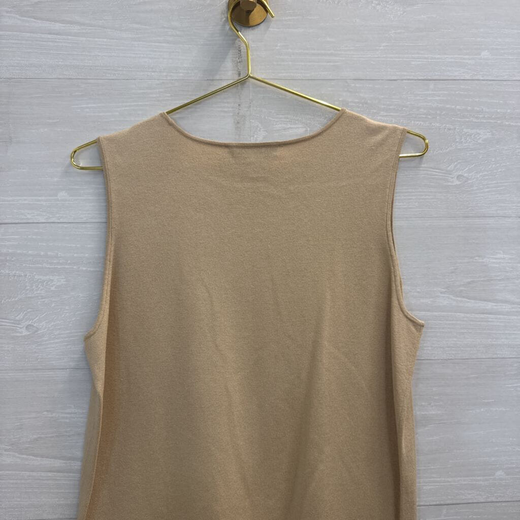 Ralph Lauren Brown Knit Tank Top Large