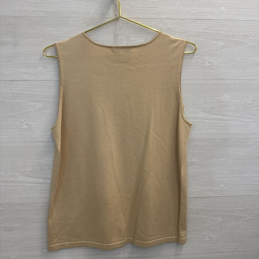 Ralph Lauren Brown Knit Tank Top Large