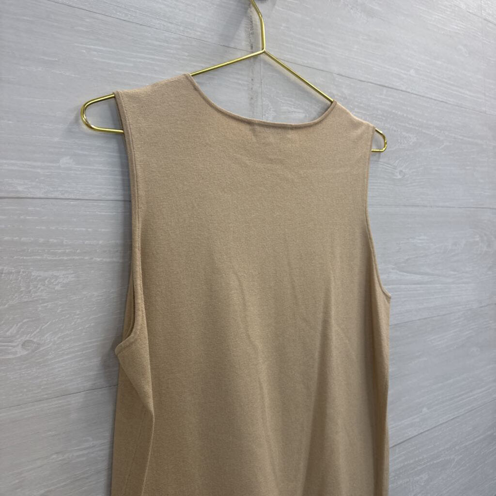 Ralph Lauren Brown Knit Tank Top Large