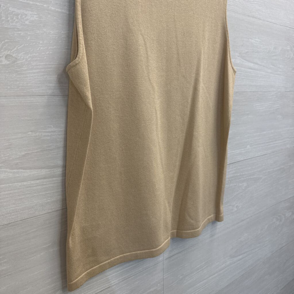 Ralph Lauren Brown Knit Tank Top Large