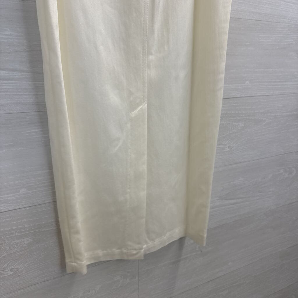 Vintage Rhonda Harness White Maxi Skirt 10