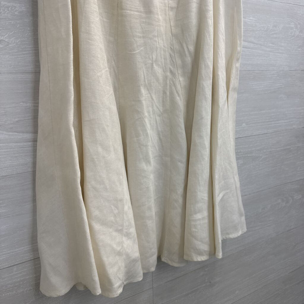 Liz Claiborne Cream Maxi Skirt 10