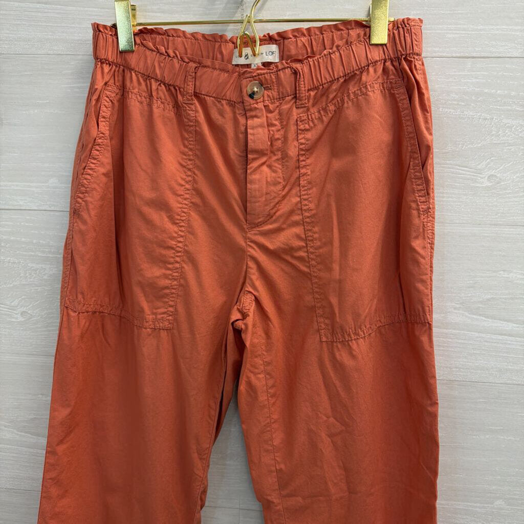 Lou and Grey Orange Jogger Pants Extra Small