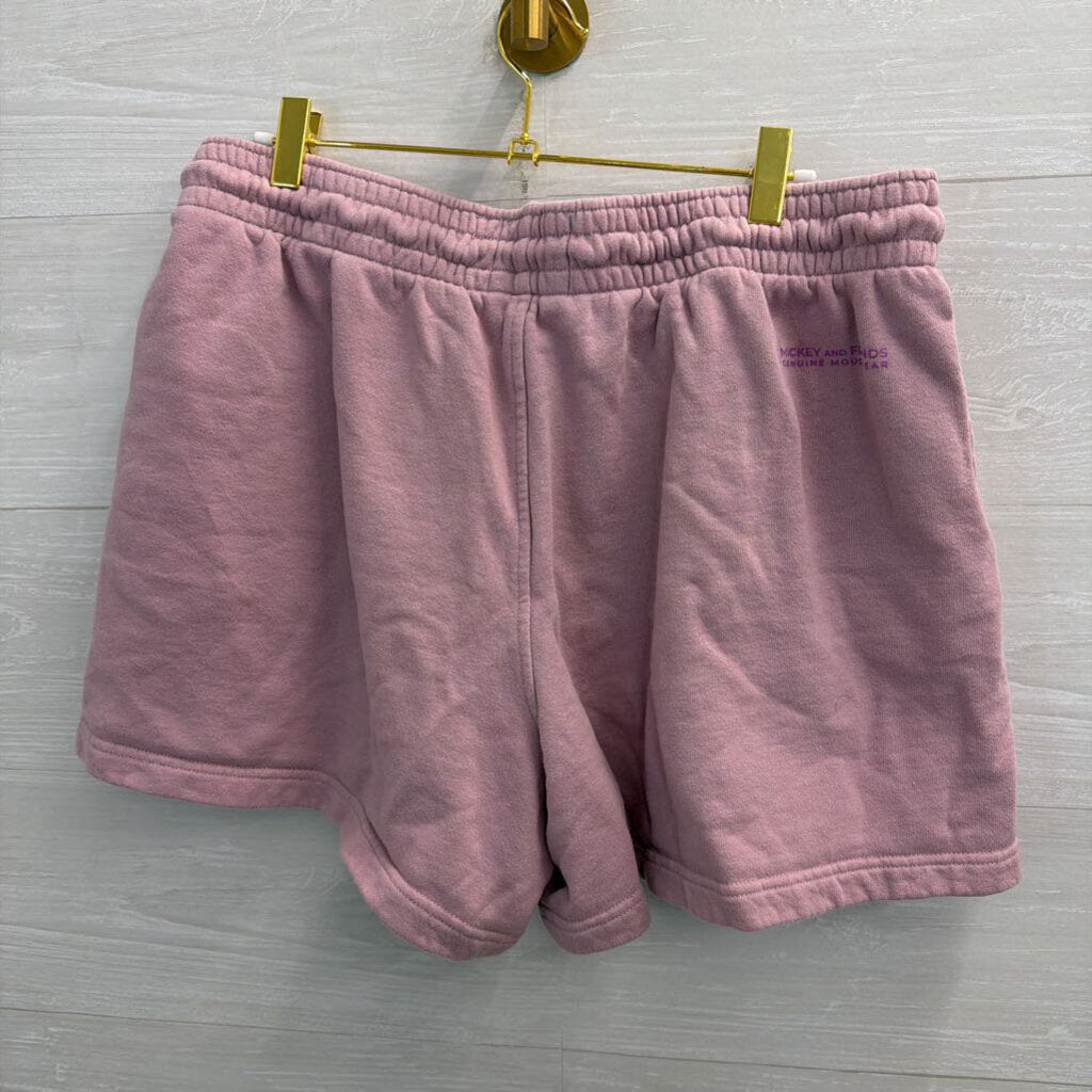 Disney Purple Mickey Walt Disney World Lounge Shorts Large