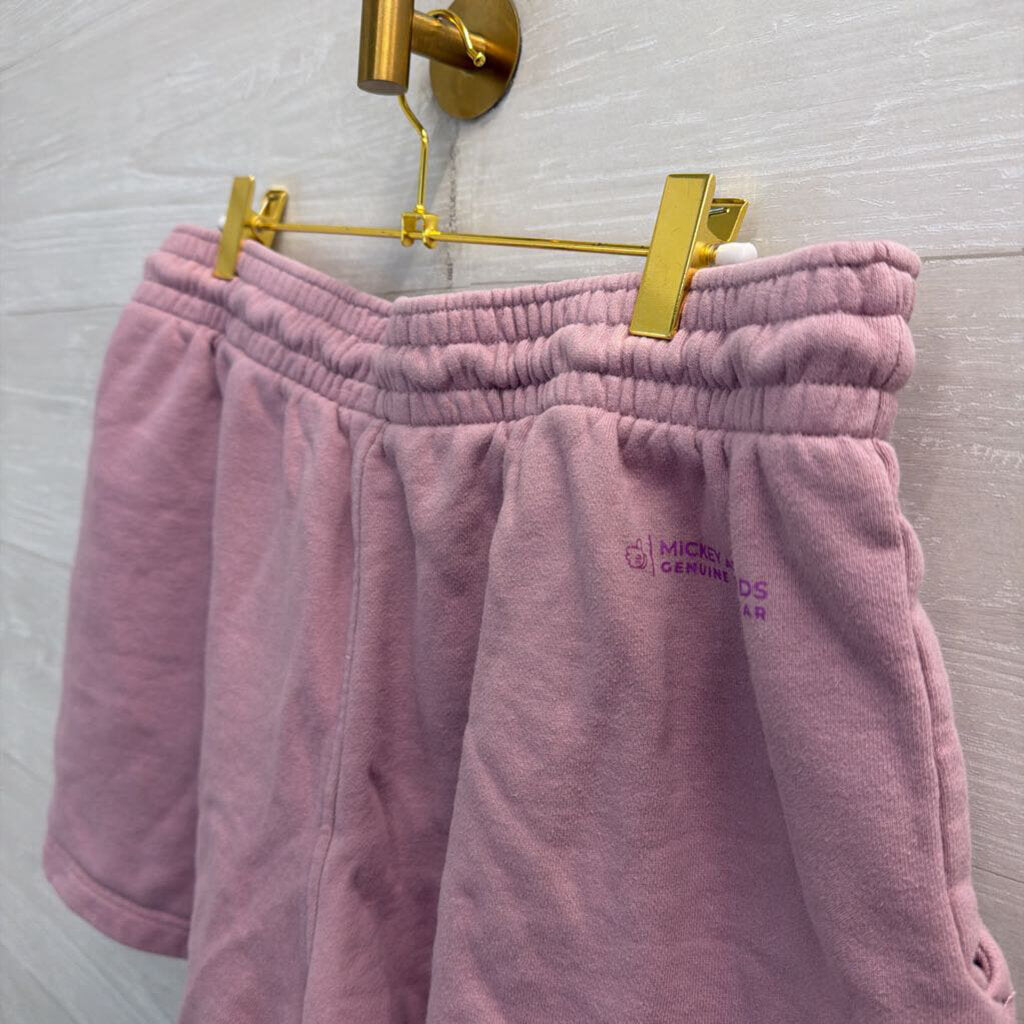 Disney Purple Mickey Walt Disney World Lounge Shorts Large