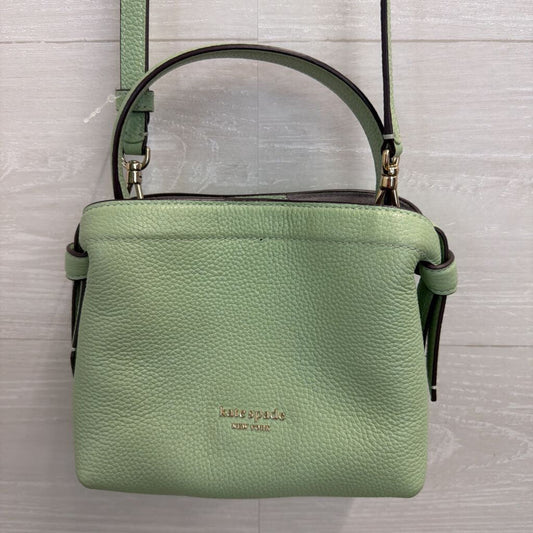 Kate Spade Mint Green Pebbled Leather Mini Crossbody Purse