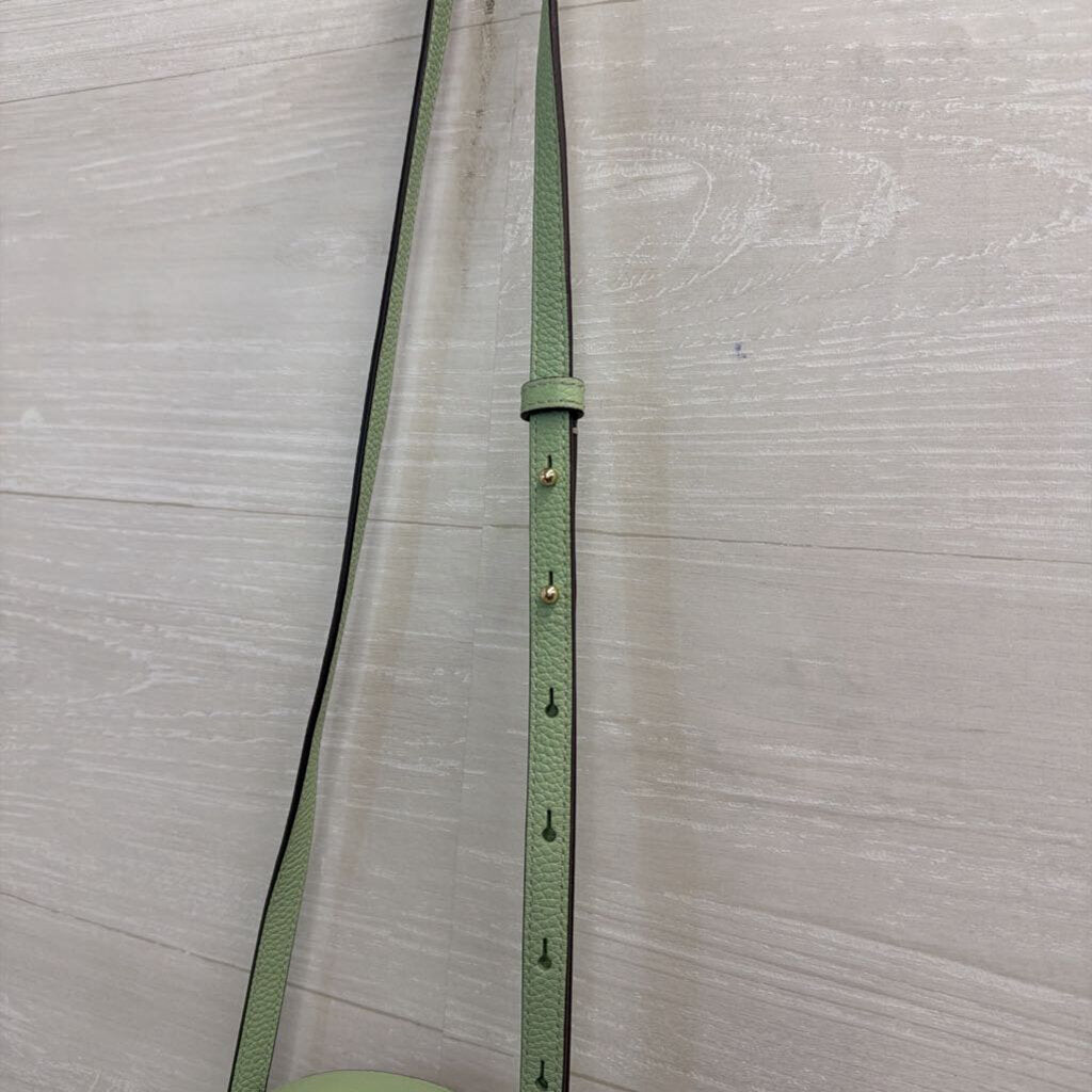 Kate Spade Mint Green Pebbled Leather Mini Crossbody Purse