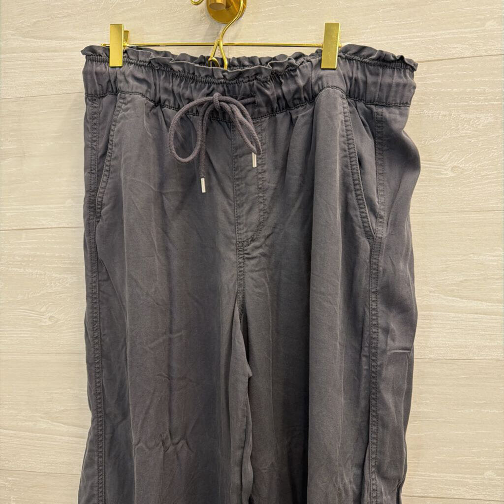 Loft Blue Wide Leg Pull On Pants Medium