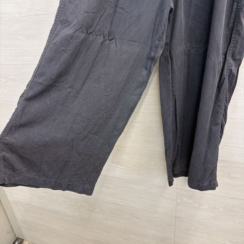 Loft Blue Wide Leg Pull On Pants Medium