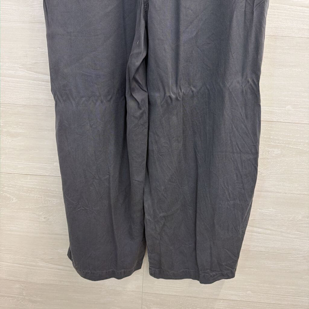 Loft Blue Wide Leg Pull On Pants Medium