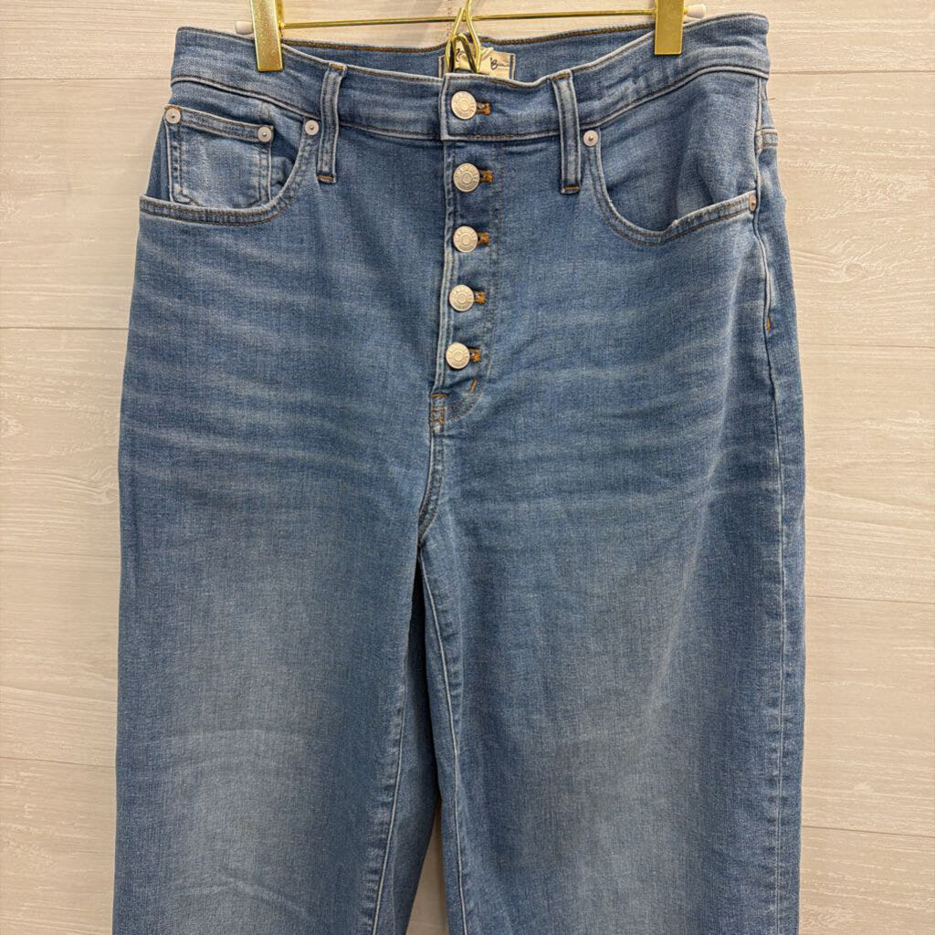 Madewell Medium Wash The Perfect Vintage Wide Leg Jeans 30