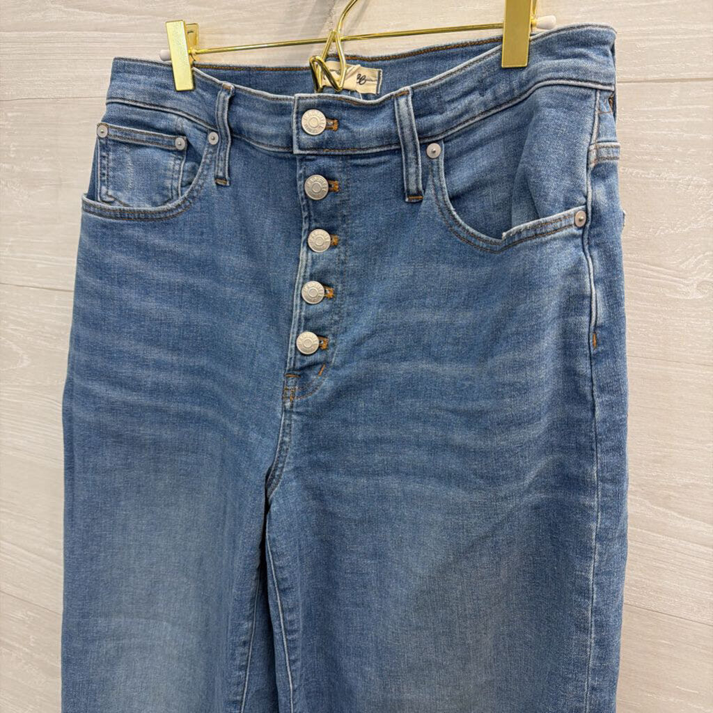 Madewell Medium Wash The Perfect Vintage Wide Leg Jeans 30