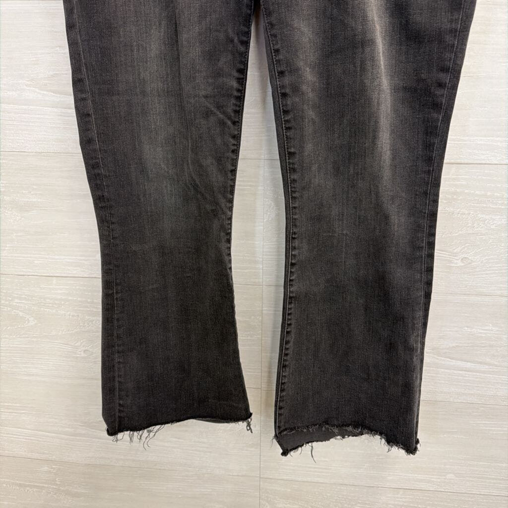Madewell Black Denim Cali Demi Boot Jeans 30