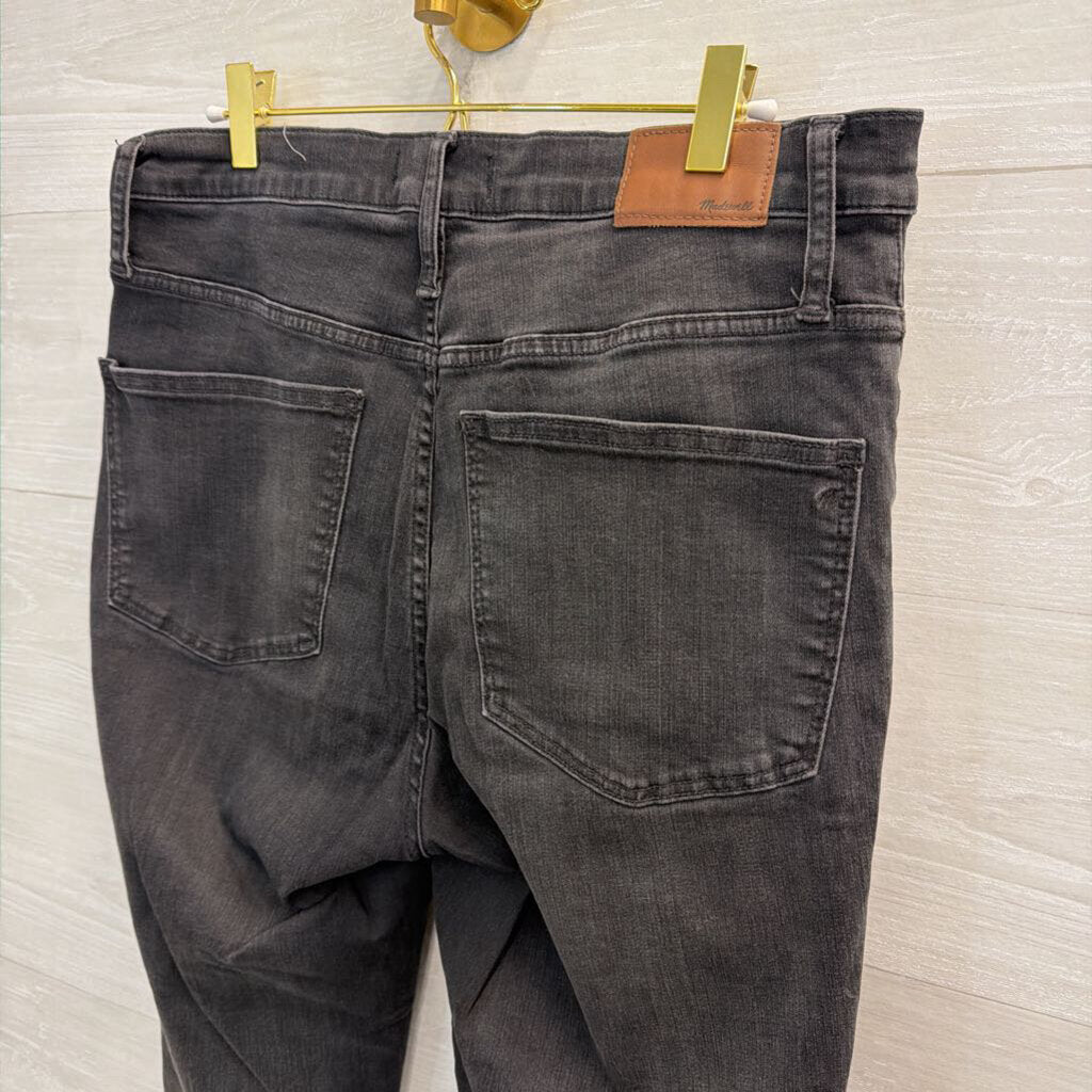 Madewell Black Denim Cali Demi Boot Jeans 30