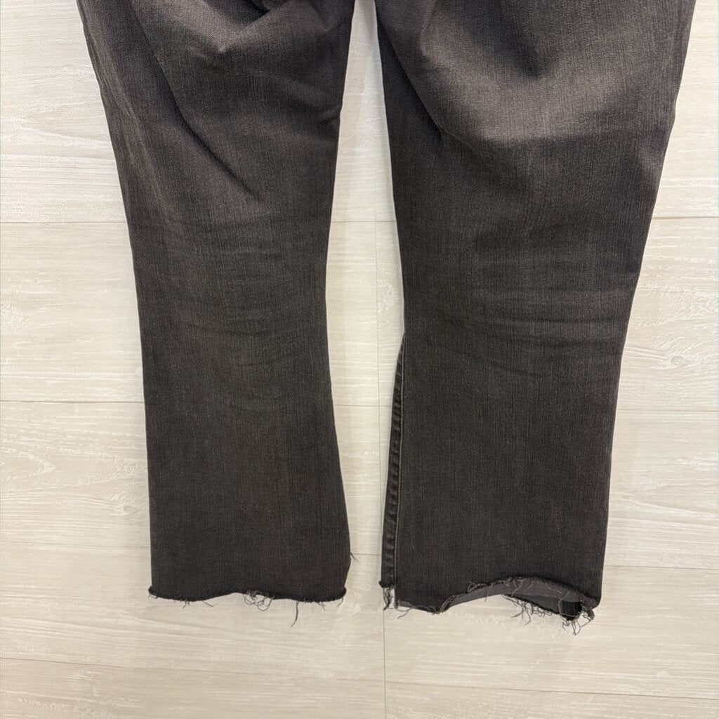Madewell Black Denim Cali Demi Boot Jeans 30