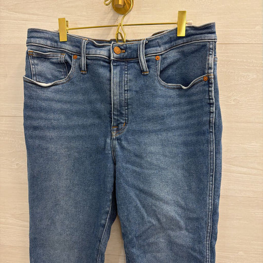 Madewell Medium Wash Stovepipe Jeans 31