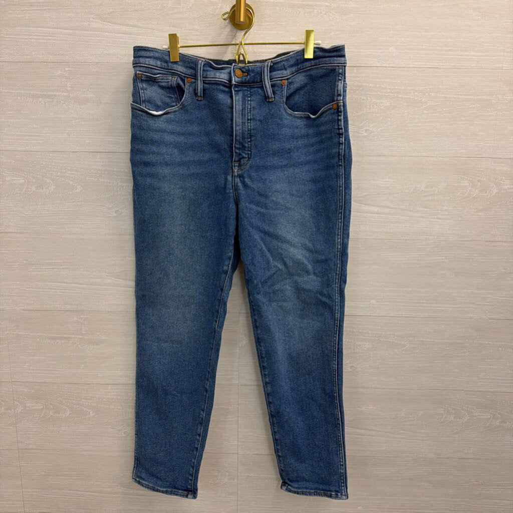 Madewell Medium Wash Stovepipe Jeans 31