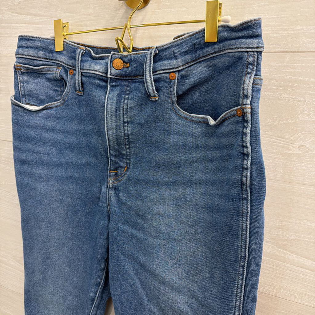 Madewell Medium Wash Stovepipe Jeans 31