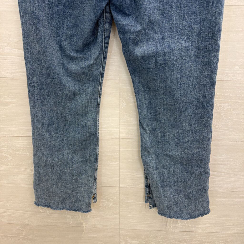 Loft Medium Wash The Curvy Kick Crop Jeans 30