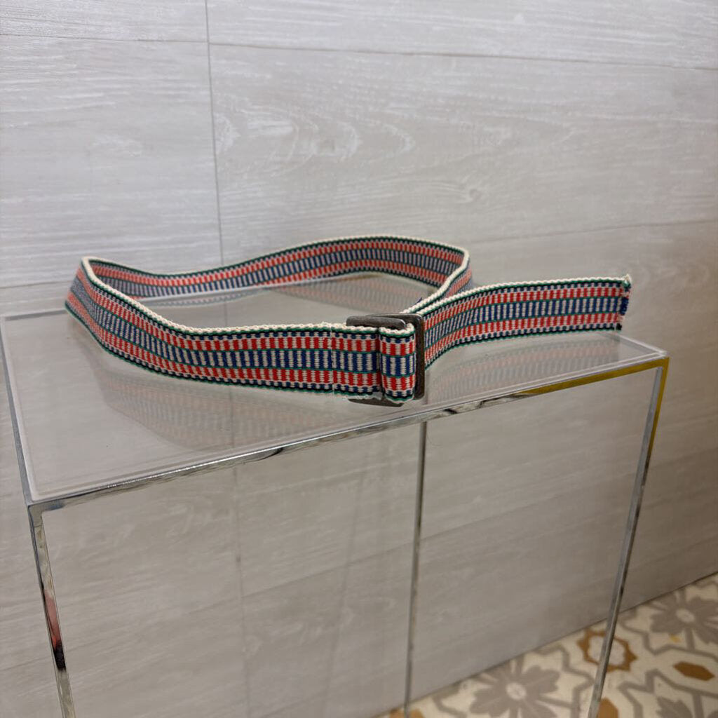 Gap Beige/ Blue/ Red Woven Adjustable Belt