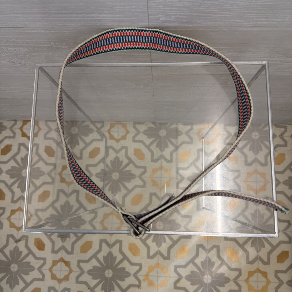Gap Beige/ Blue/ Red Woven Adjustable Belt