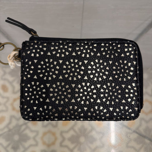 The Sak Black Leather Iris Wallet