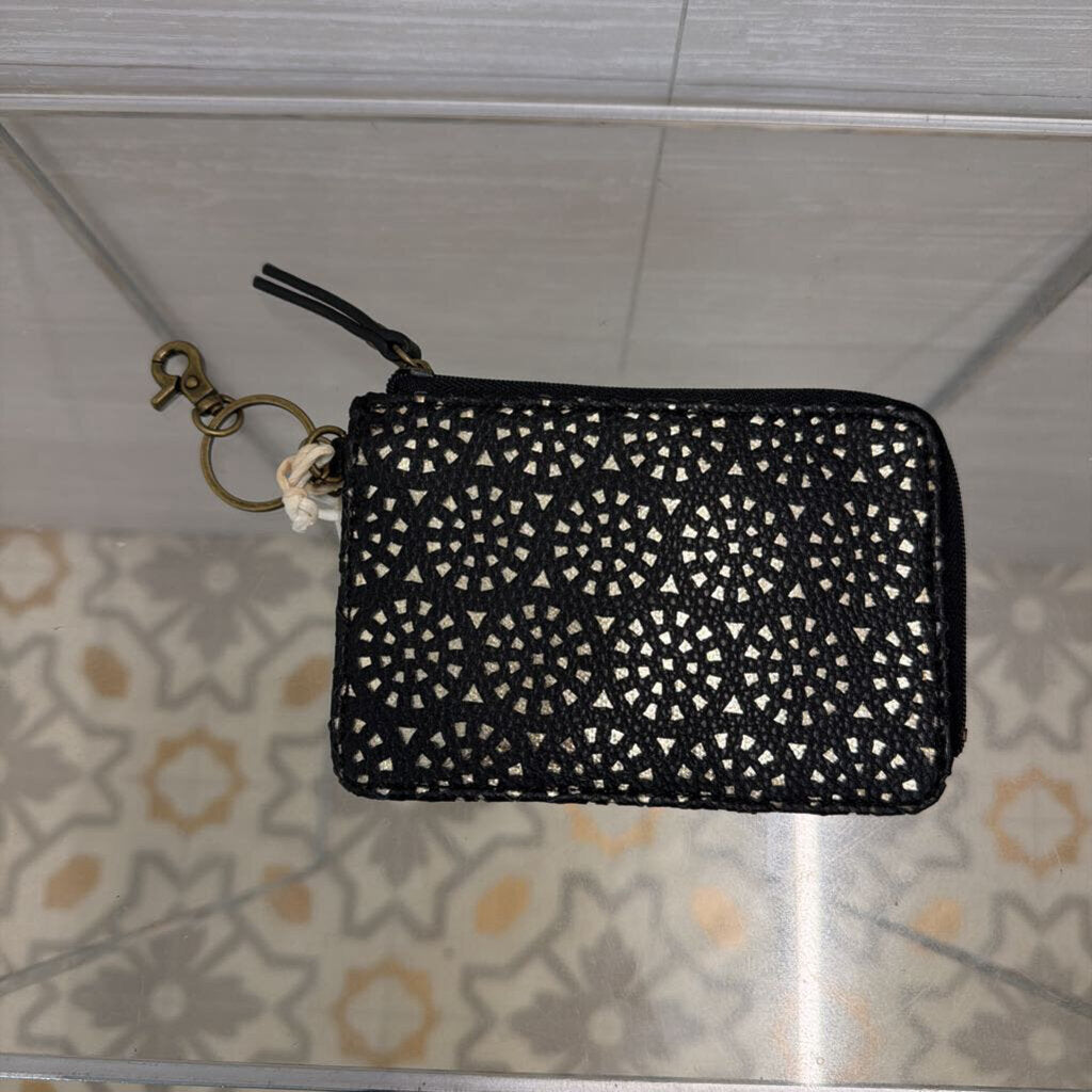 The Sak Black Leather Iris Wallet