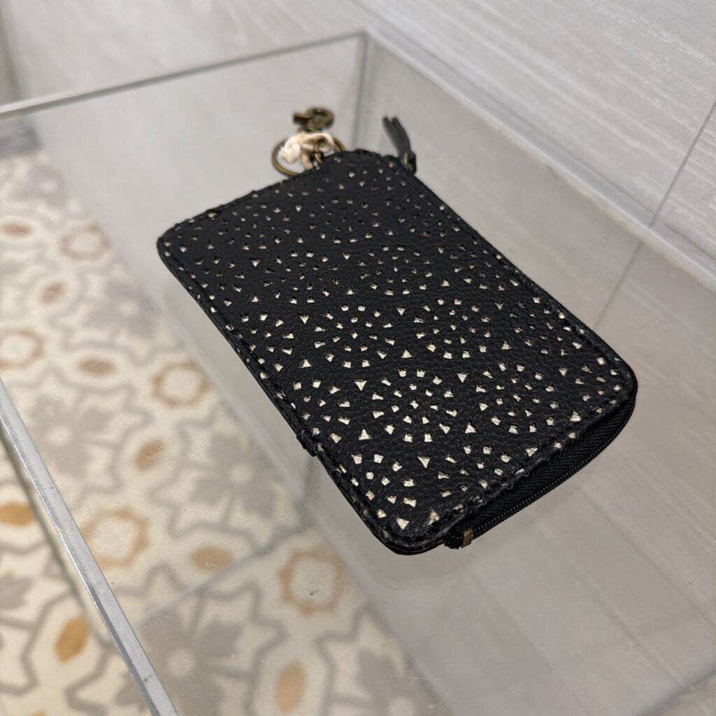 The Sak Black Leather Iris Wallet