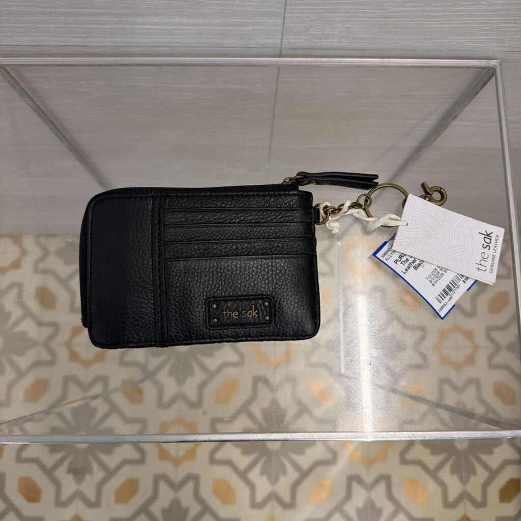 The Sak Black Leather Iris Wallet