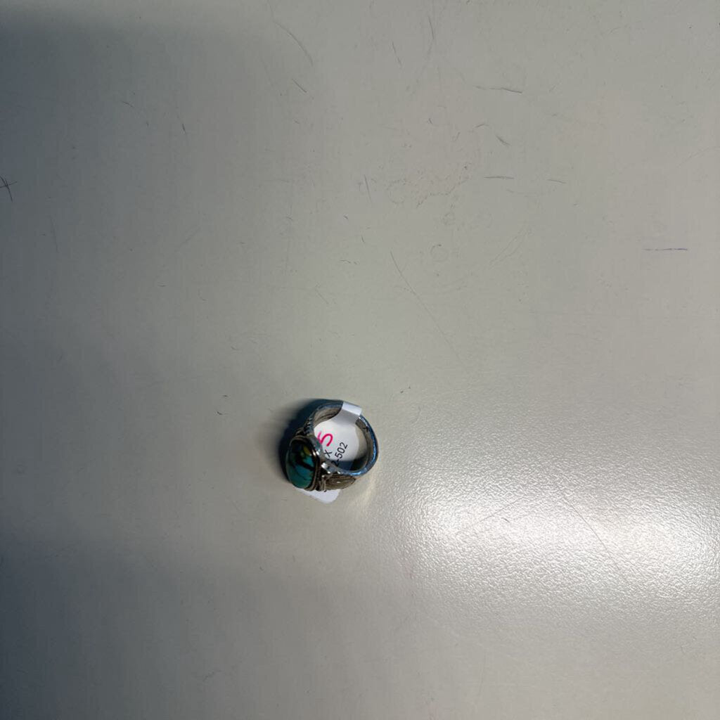 Silver/ Turquoise Statement Ring