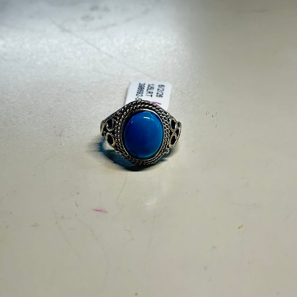Silver/ Turquoise Statement Ring