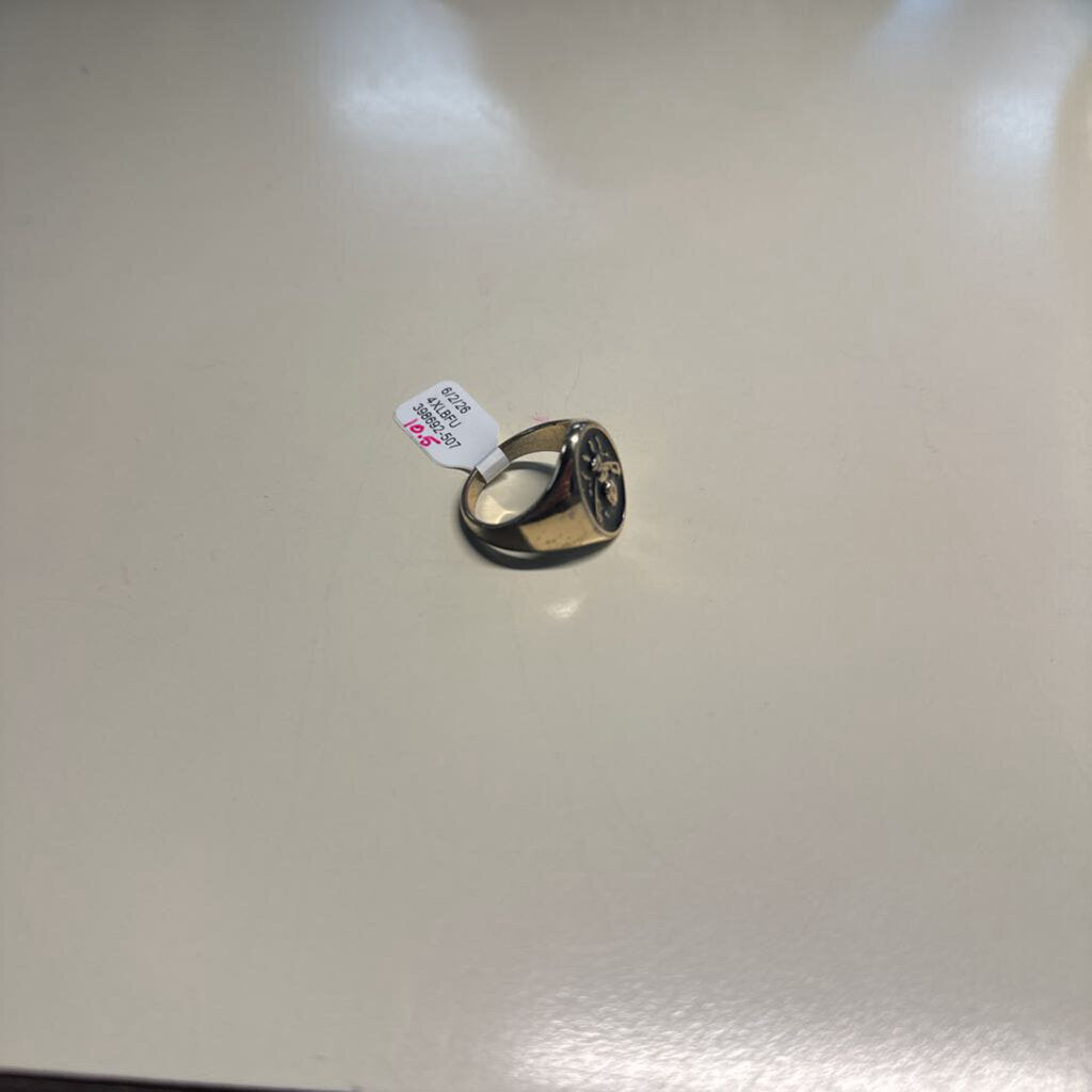 Silver/ Black Bee Statement Ring