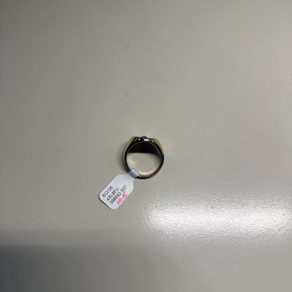 Silver/ Black Bee Statement Ring