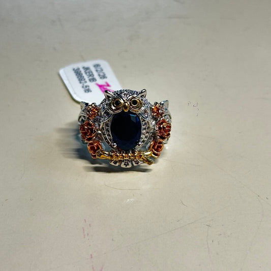 Silver/ Gold Owl Statement Ring